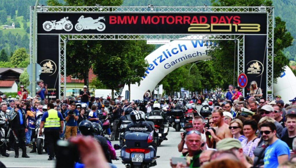 Del 5 al 7 de julio Garmisch-Partenkirchen, en Alemania, fue el centro de reunión de 30,000 motociclistas de todo el mundo