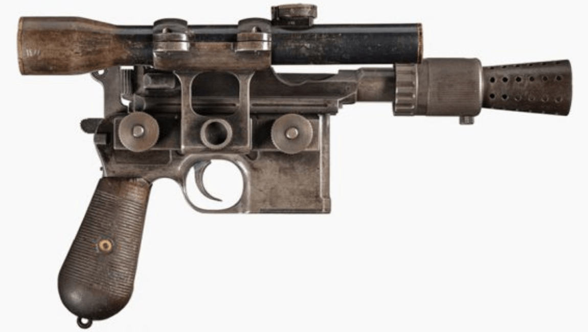 LA PISTOLA BLÁSTER DL-44 DE HAN SOLO SE SUBASTA