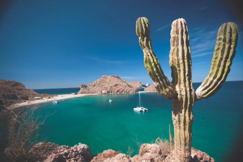 Ruta de la Baja California: Tijuana y recorre la península de Baja California hasta llegar a Cabo San Lucas