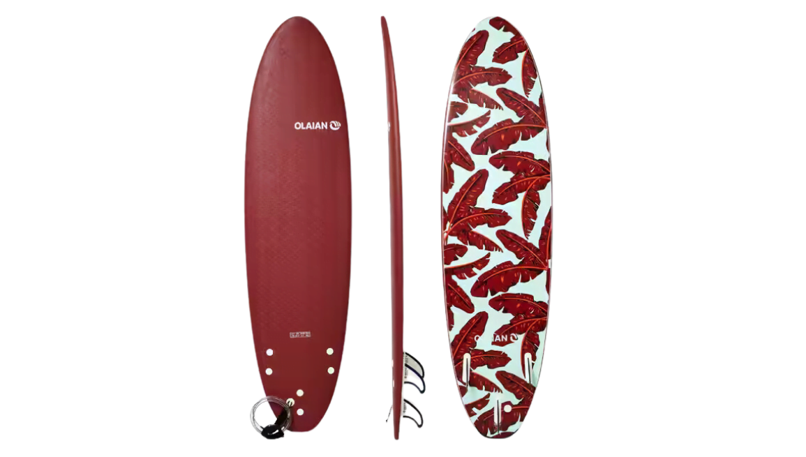 Tabla de surf de 7' 500 softcorrea + 3 quillas