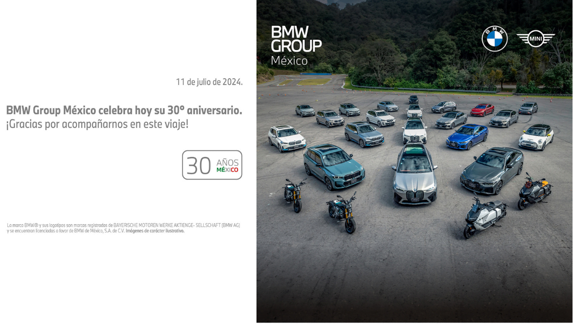 BMW Group México Celebra 30 Años de Innovación y Excelencia