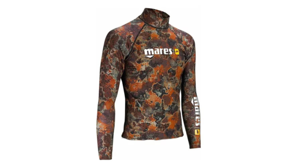 Playera Licra Buceo Mares Camo Café