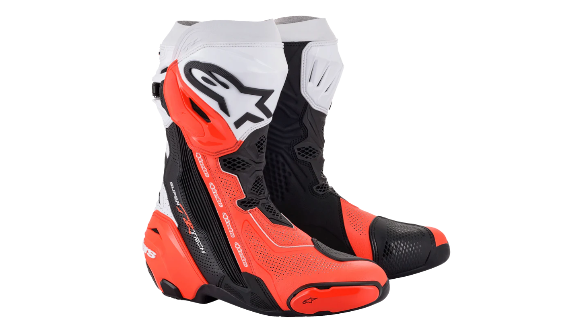 Botas Alpinestars Supertech R Vented: Máxima protección y ventilación para pilotos exigentes