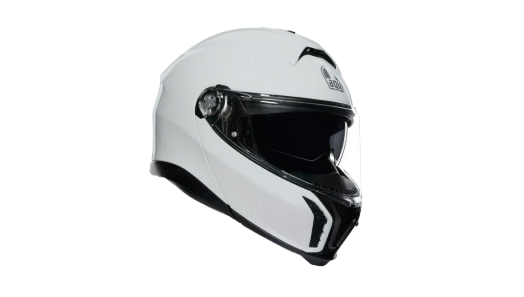 Tourmodular Stelvio White: Casco Moto Modular E2206