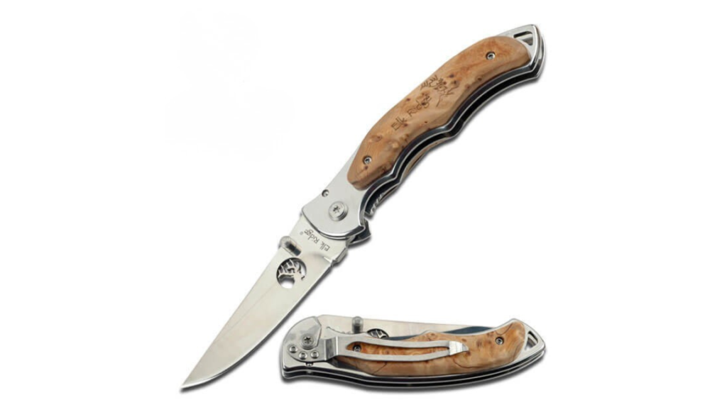 Navaja de Apertura Asistida Elk Ridge ER-519 con Mango de Madera