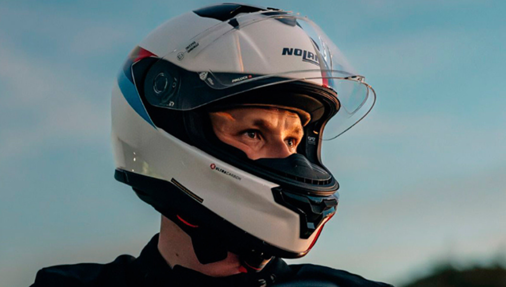 casco inteligente Nolan X-904 LED emergencia