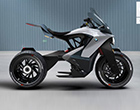 BMW D-05T e-motorcycle concept.