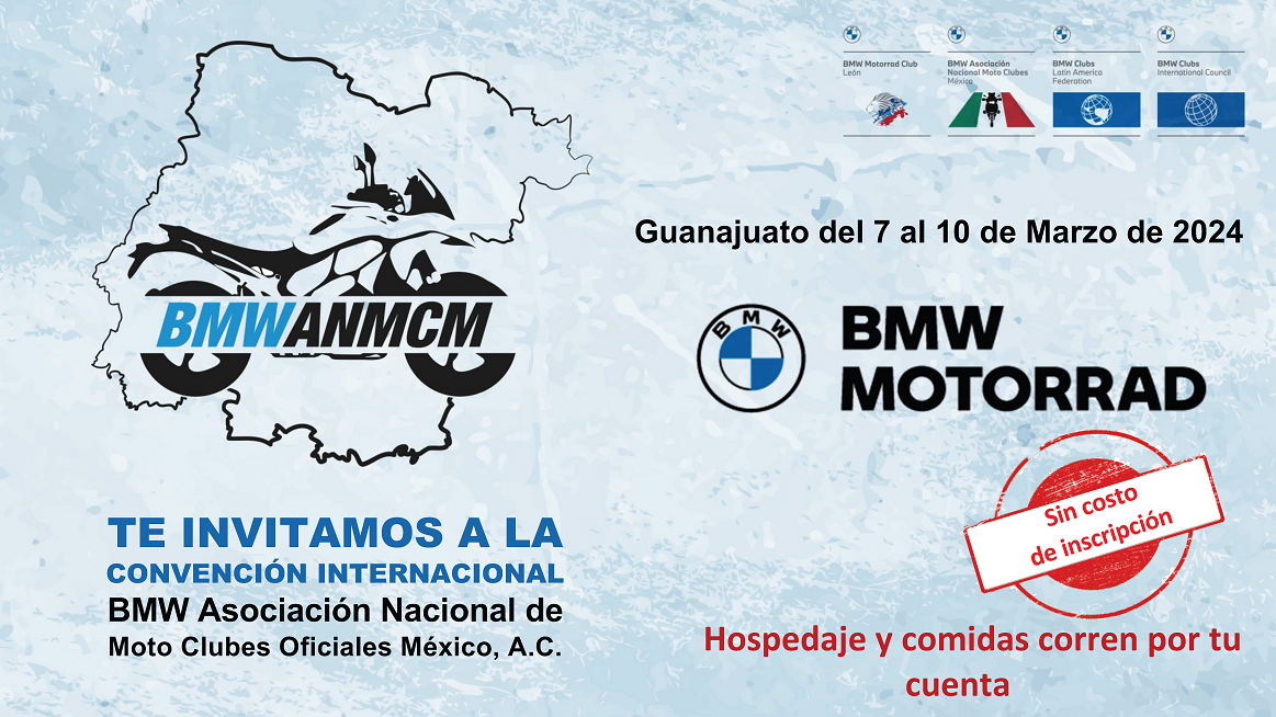 Invitación a convención BMW Motorrad